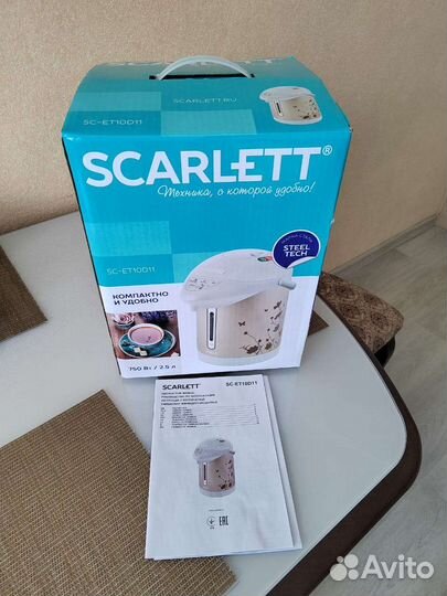 Термопот новый scarlett SC-ET 10D11