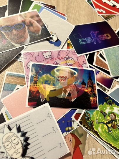 Наклейки на банковскую карту оптом