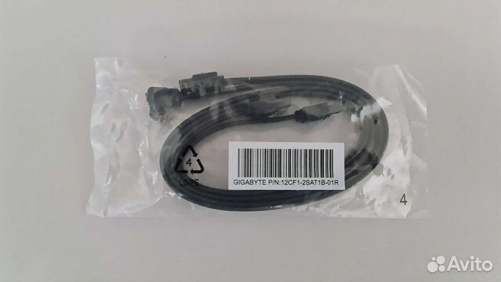 Комплект SATA кабель 6 gb/s новый из 2 шт