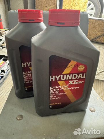 Масло Hyundai Xteer gasoline ultra protection 5w30
