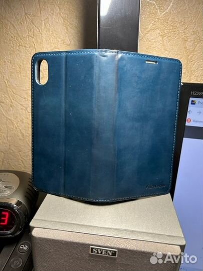 Чехол на iPhone xr кожаный