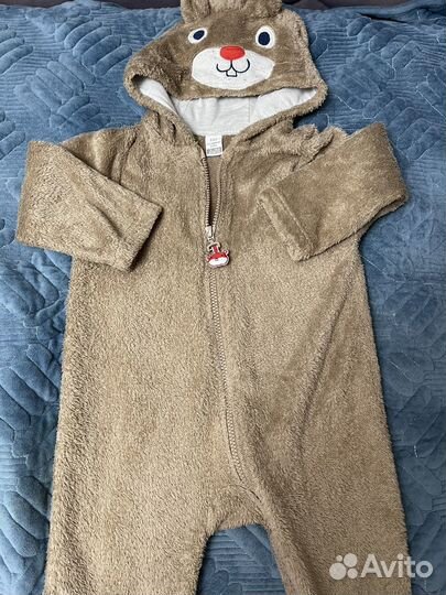 Флисовый комбинезон 80 86