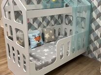 Манеж кровать olsson dream n play grey