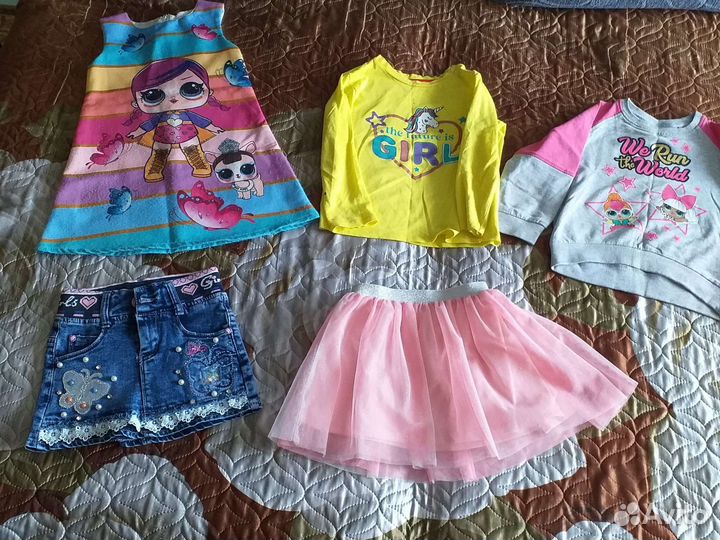 Вещи пакетом на девочку