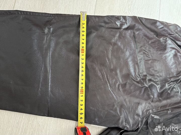 Кожаные брюки zara s