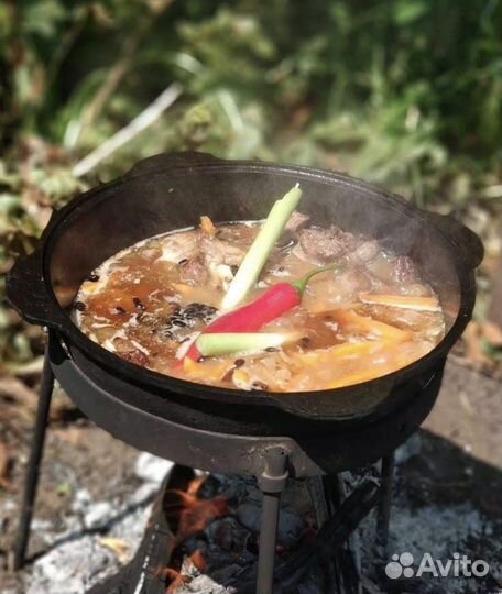 Кaзан чугунный 8л