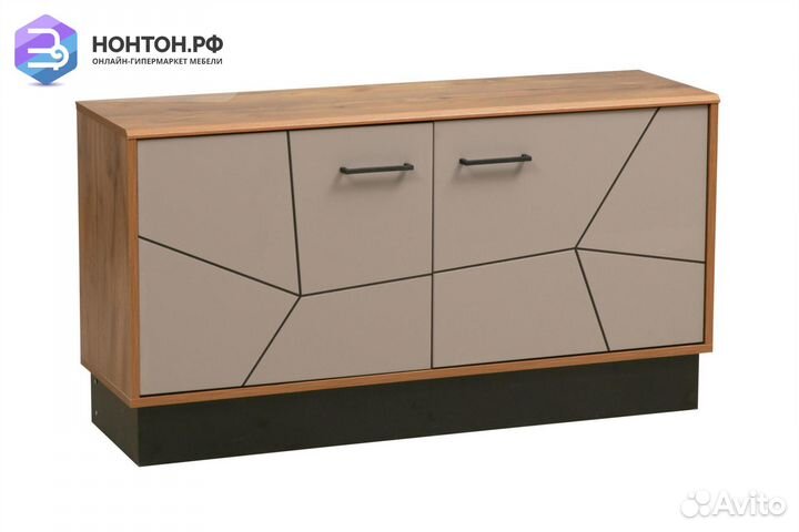 Тв-тумба Гамма 54.05 таксония / черный / грей