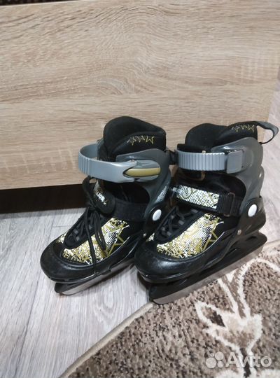 Коньки детские раздвижные 27-30