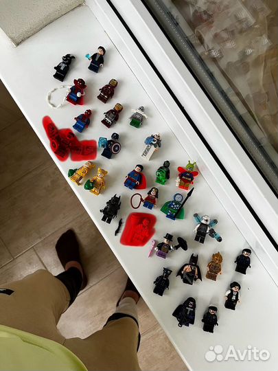 Lego Marvel и DC Марвел дс минифигурки