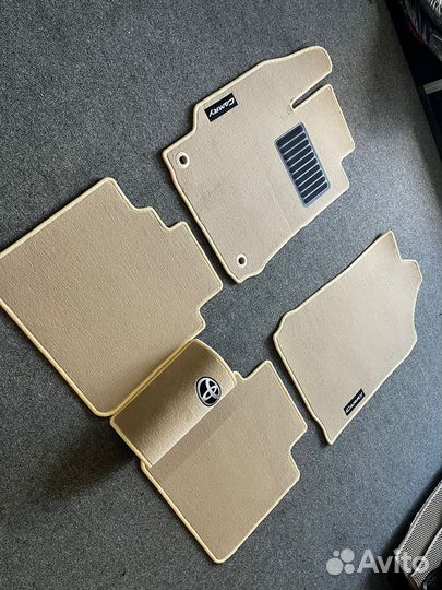 Ворсовые коврики для toyota camry 55