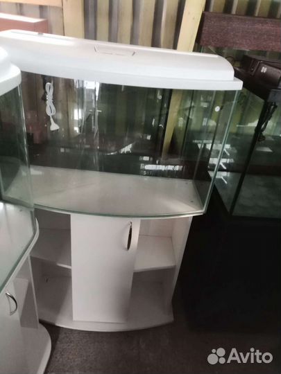 Аквариум 120 л. С выгнутым стеклом