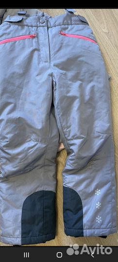 Зимний костюм для девочки 122