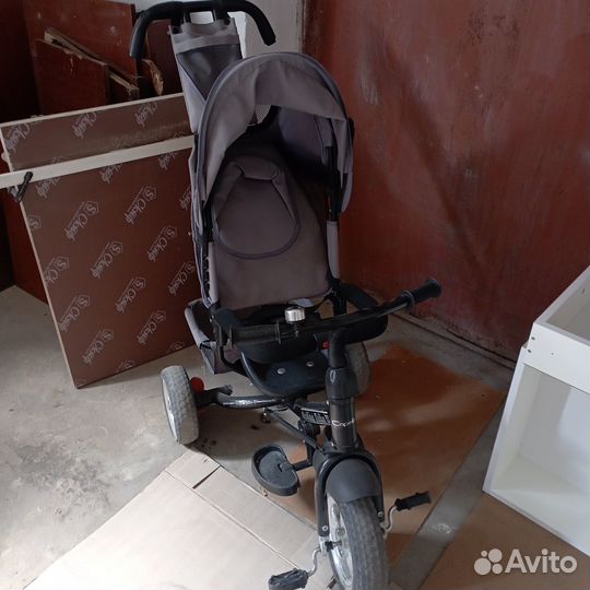 Детский велосипед с родительской ручкой