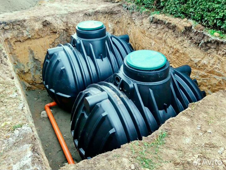 Септик эко Кристалл Даолос 8 переливной