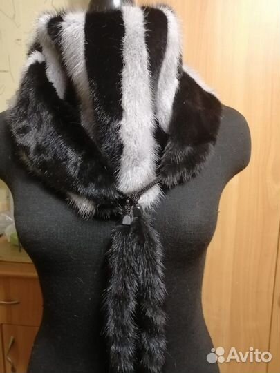Меховой шарф