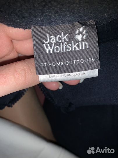 Флисовая кофта jack wolfskin