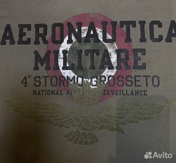 Футболка aeronautica размер L