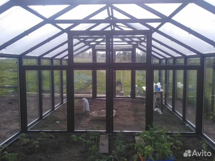 Алюминиевые окна для теплицы