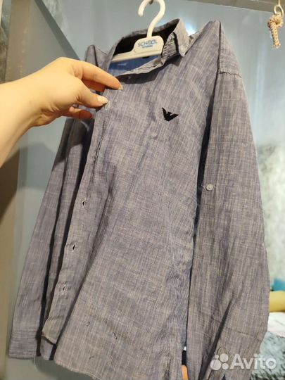 Рубашка на мальчика 140