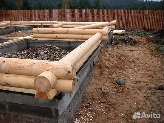 Сборка срубов