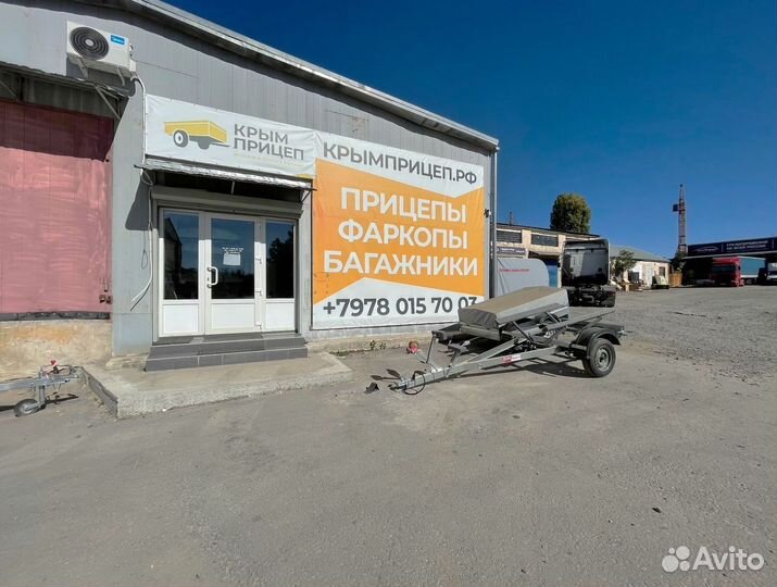 Прицеп оцинкованный с высоким бортом (2 борта)