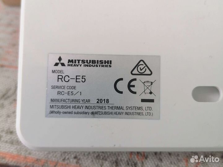 Mitsubishi Heavy RC-E5 Проводной пульт управления