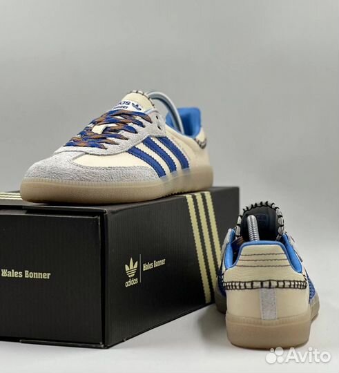 Кроссовки мужские Adidas Samba & Wales Bonner