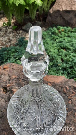 Графин штоф хрустальный. Винтаж СССР