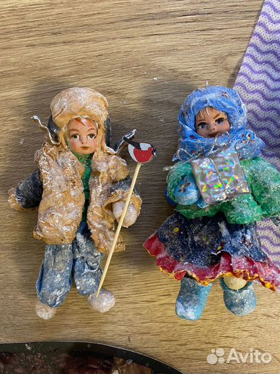 Елочные игрушки (ручная работа)