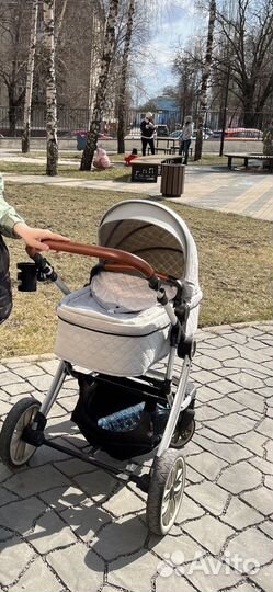 Коляска 2в1 Aimi серая