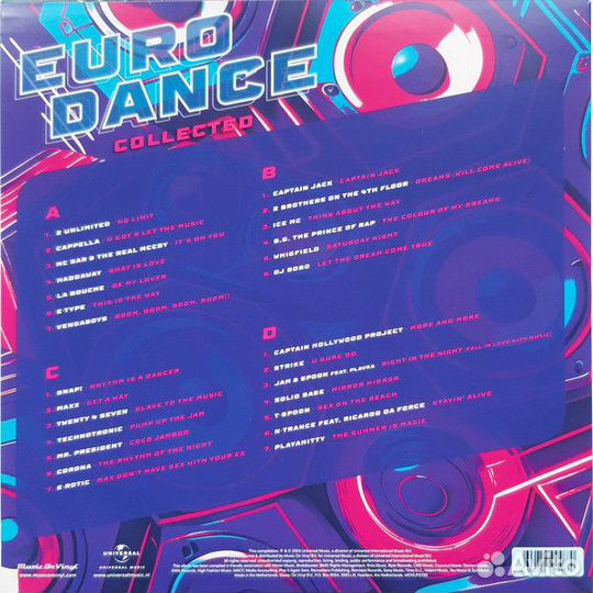 Various artists Eurodance Collected (Pink Purple)