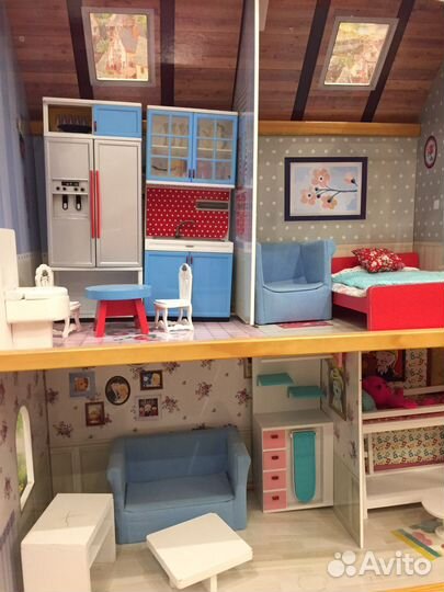 Детский игровой домик из дерева