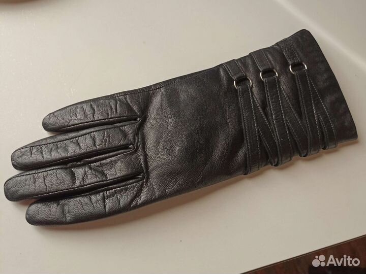 Перчатки кожаные. Италия