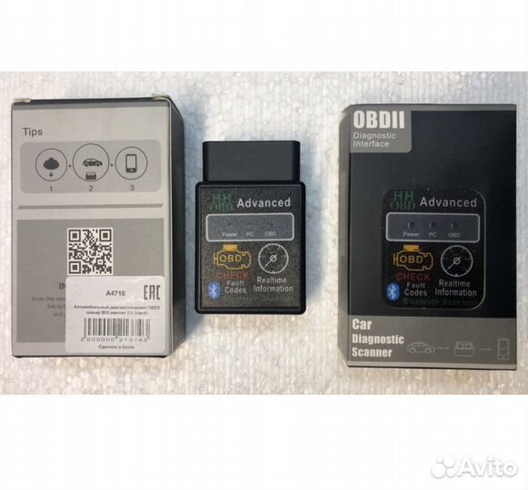 Сканер OBD II обд2 elm327