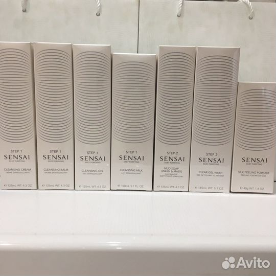 Sensai Очищение Step1, Step2, пилинг-пудра