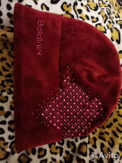 Шапка велюровая