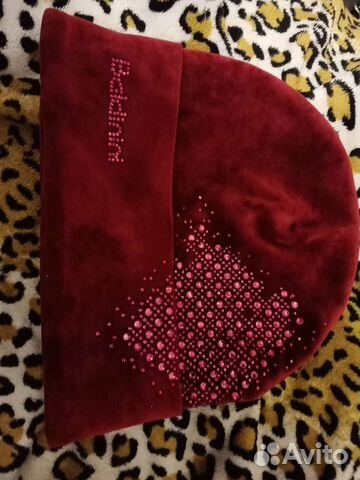 Шапка велюровая