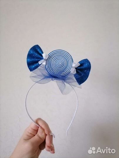 Ободок конфетка Брошь