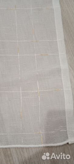 Тюль под лен 500х260см новый