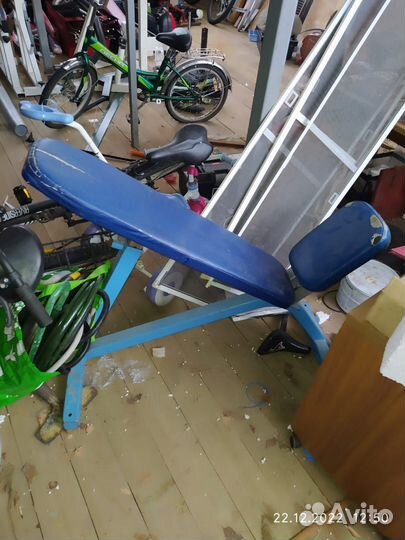 Тренажёр на бицепс, скамья проффесиональные