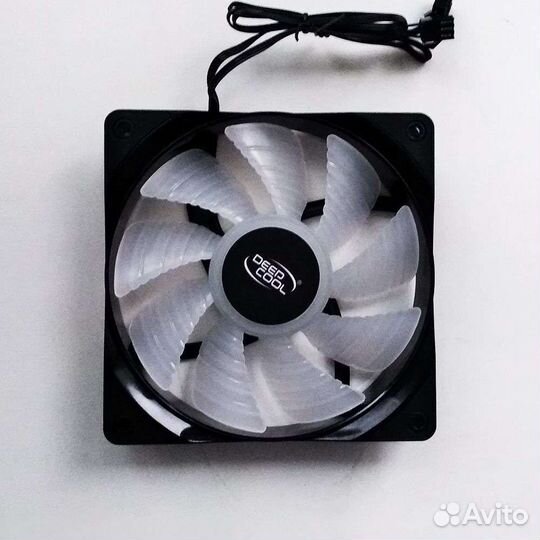 Кулер для корпуса deepcool cf 120 rgb pwm