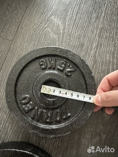 Штанга гриф блины Torneo (20кг)