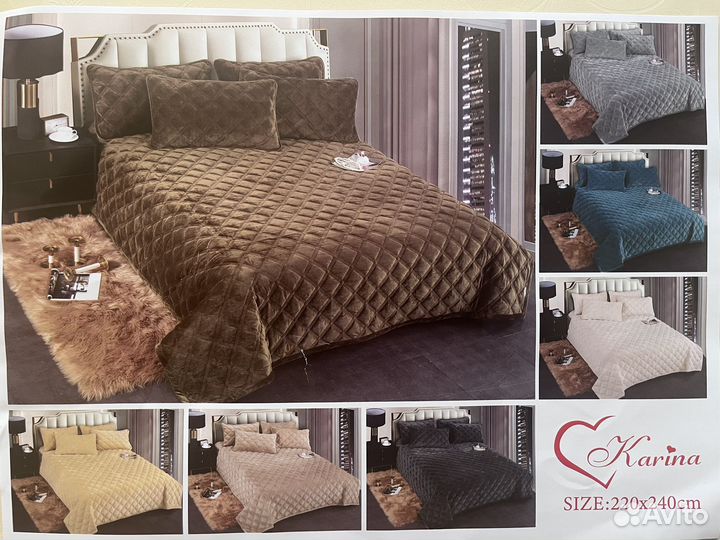 Пед-покрывало велюровое