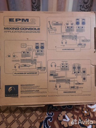Продаю микшерный пульт soundcraft EPM8