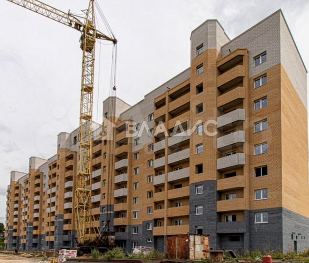 2-к. квартира, 54,3 м², 9/9 эт.