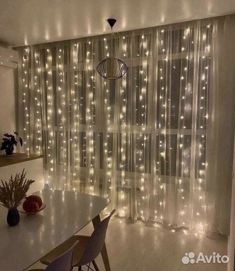 Гирлянда штора