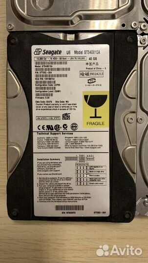 Жесткие диски SATA, IDE