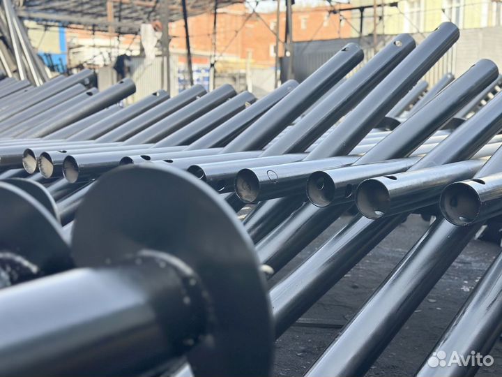 Винтовые сваи с установкой