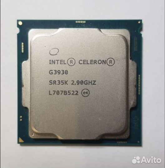 Процессор intel celeron g3930
