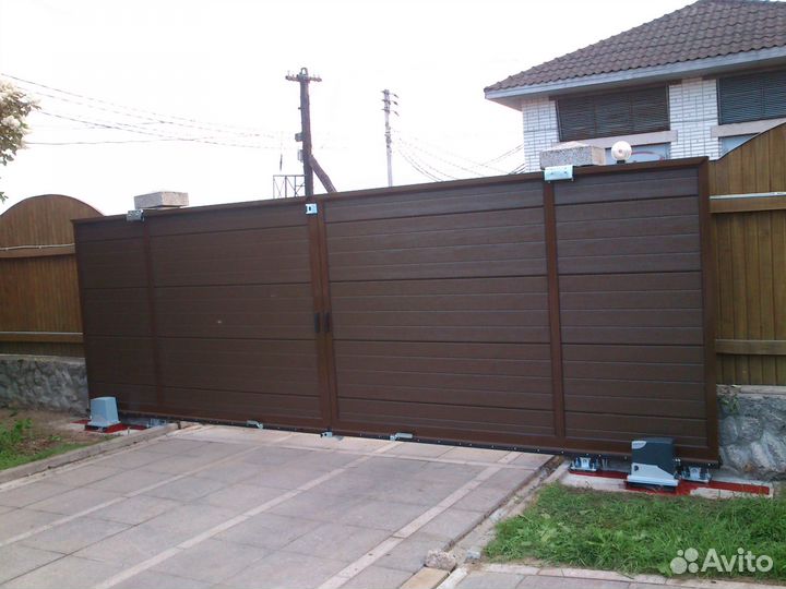 Откатные ворота Alutech ProTrend